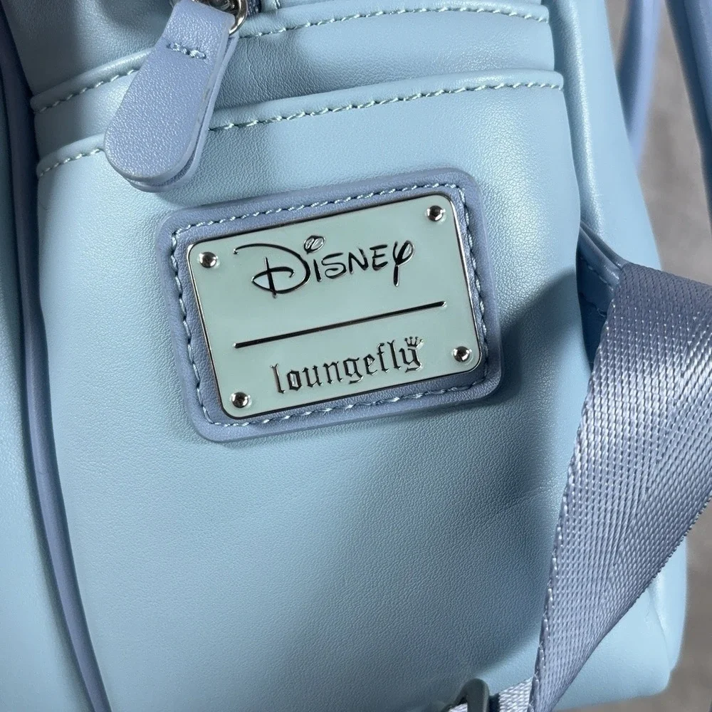 Loungefly Disney Lilo & Stitch Stitch Angel Couple Mini Backpack Hearts Blue